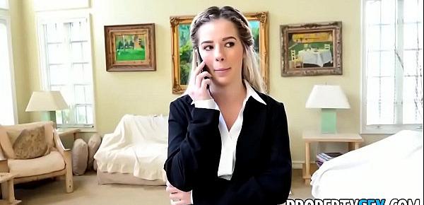  PropertySex - Hot petite real estate agent fucks co-worker to get house listing